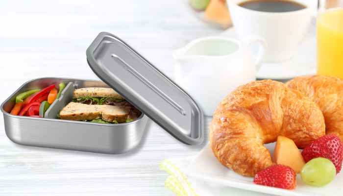 The Bentgo Lunch Box Best Bentgo Box Stainless Steel BGSTLCH-SS