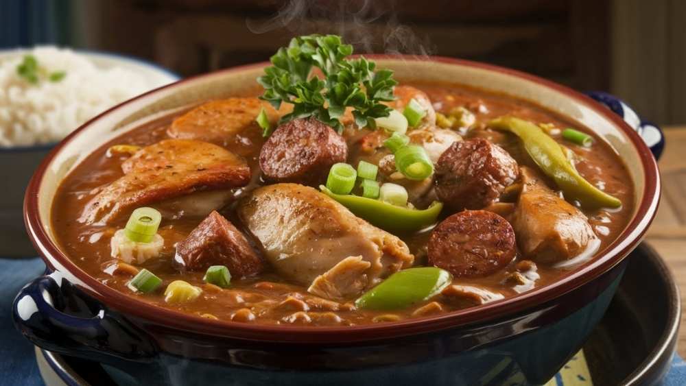 Chicken and Sausage Gumbo Recipe