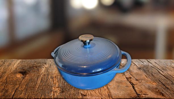 Lodge 4.5 Quart Enameled Cast Iron Dutch Oven