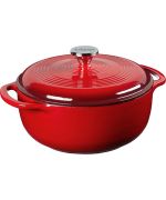 Lodge 4.5 Quart Enameled Cast Iron Dutch Oven