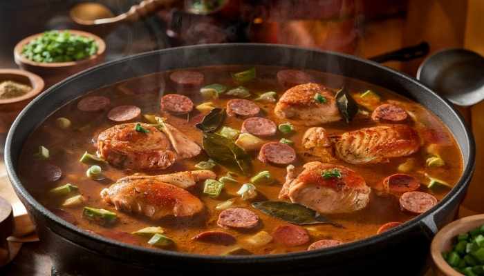 Simmering the Gumbo