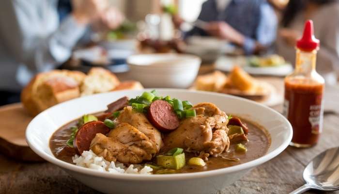 Serving Suggestions for Chicken and Sausage Gumbo