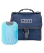 The Yeti Lunch Box Best YETI Daytrip lunch Bag with Small Thin Ice, Navy